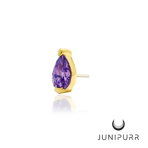 Hyacinth ozdoba push-in z żółtego złota 14k