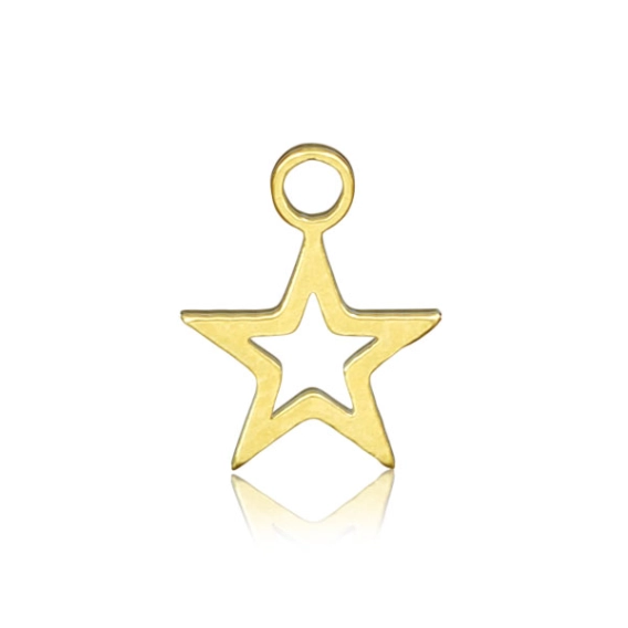 Złota zawieszka Star