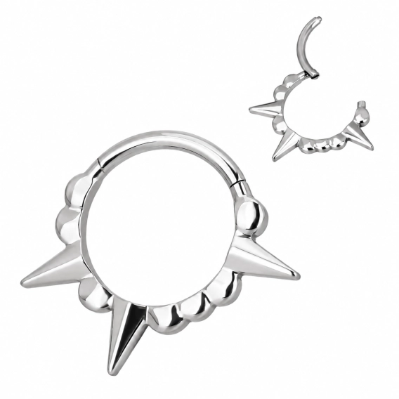 Tytanowy helix daith septum clicker Riot