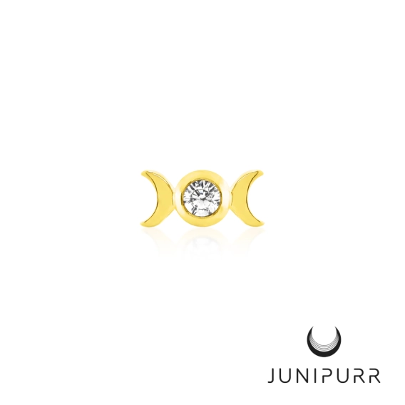 Tauriel ozdoba push-in z żółtego złota 14k