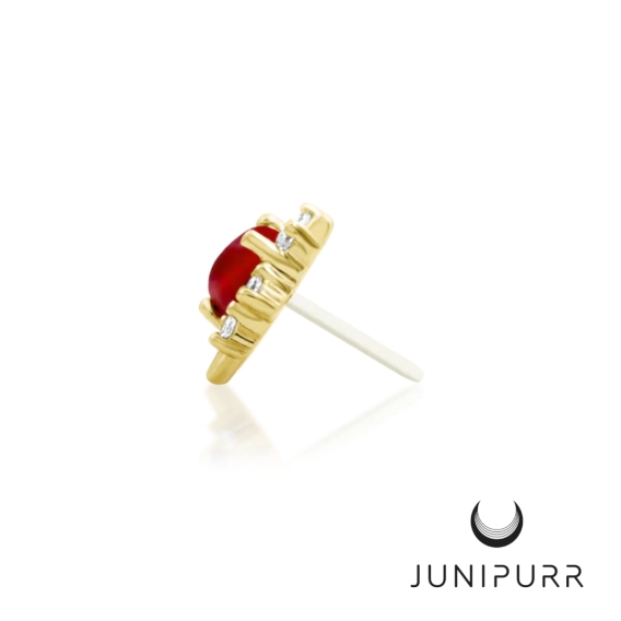 Cadence ozdoba push-in z żółtego złota 14k