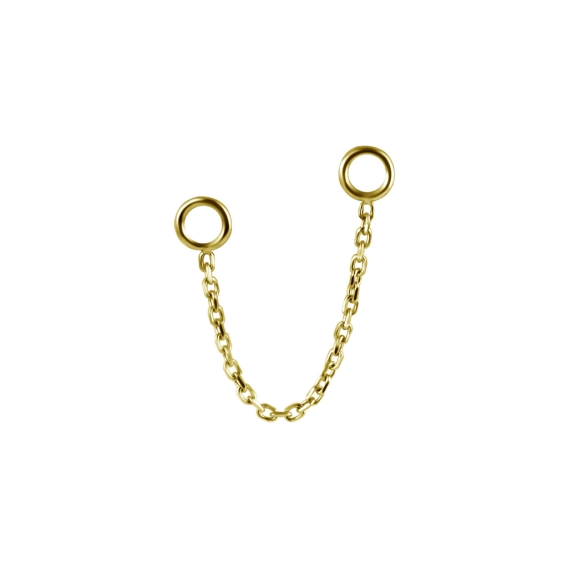 Zawieszka łańcuszek z żółtego złota 18k