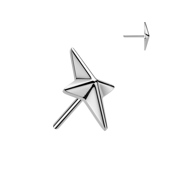 Tytanowa ozdoba North Star Cross push-in