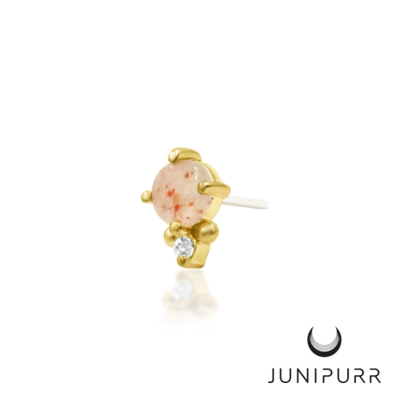 Rosalind push-in top yellow gold 14k