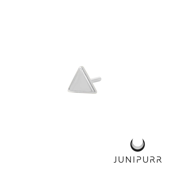 Gold Triangle ozdoba push-in z białego złota 14k