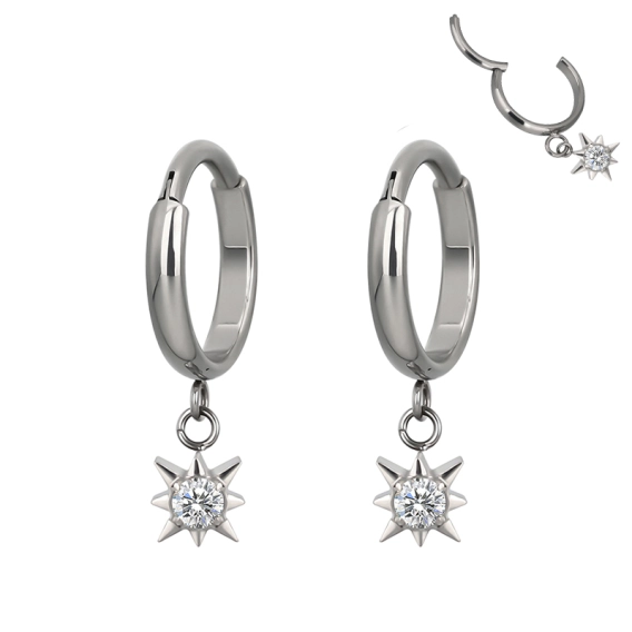 Tytanowy lobe clicker Sunburst