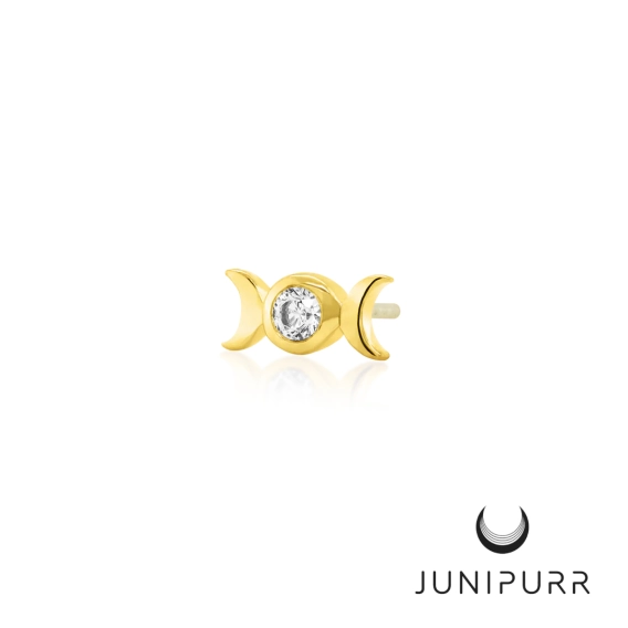 Tauriel ozdoba push-in z żółtego złota 14k