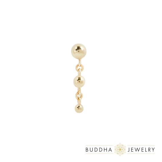 Inanna ozdoba push-in z żółtego złota 14k