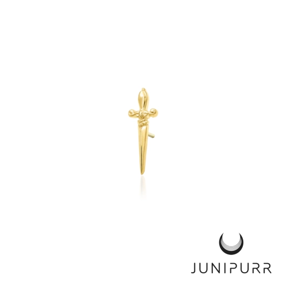 Looking Sharp ozdoba push-in z żółtego złota 14k