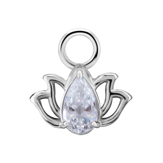 Piercing charm White Lotus