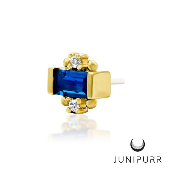 Tina ozdoba push-in z żółtego złota 14k