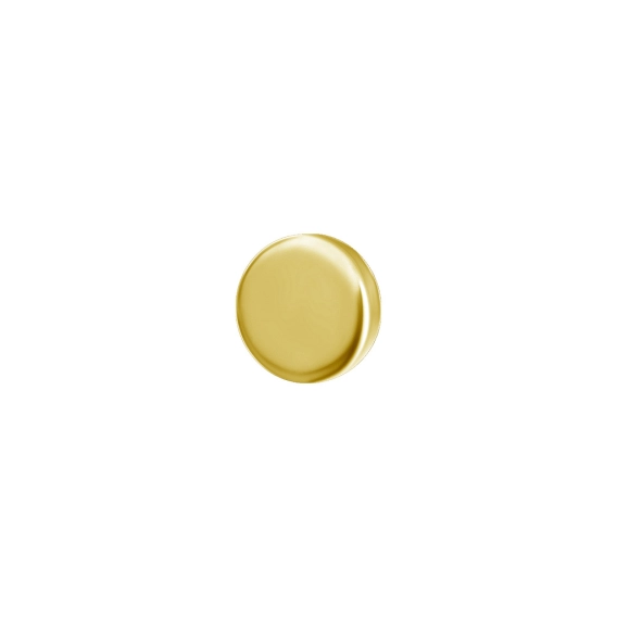 Dysk push-in z żółtego złota 18k