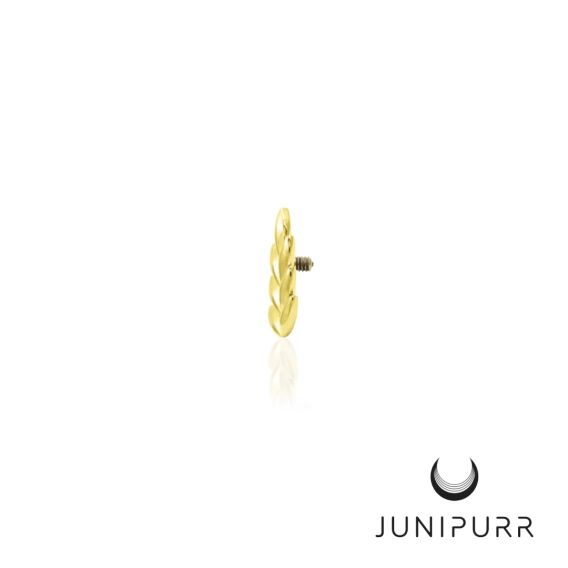 Forest ozdoba push-in z żółtego złota 14k