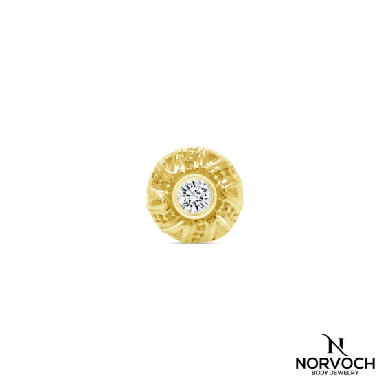 Nova push-in top 14k yellow gold