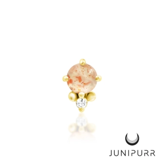 Rosalind push-in top yellow gold 14k