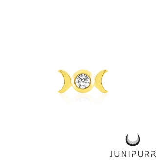 Tauriel ozdoba push-in z żółtego złota 14k