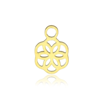 Złota zawieszka Flower of Life
