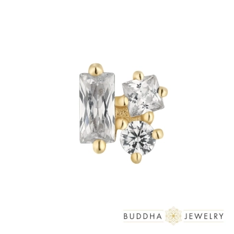 Mood ozdoba push-in z żółtego złota 14k