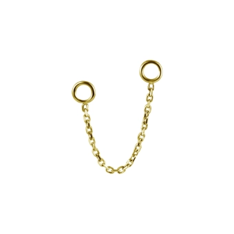 Zawieszka łańcuszek z żółtego złota 18k