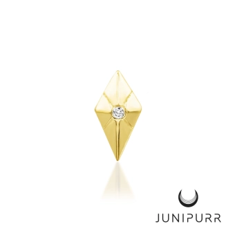 Vesper push-in top yellow gold 14k