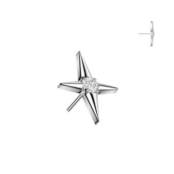 Tytanowa ozdoba push-in North Star Cross