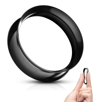Black earskin tunnel
