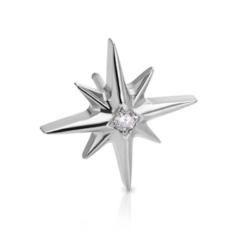Tytanowa ozdoba push-in North Star