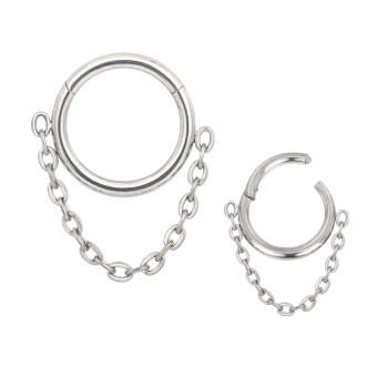 Titanium Dangle Chain  daith septum helix clicker