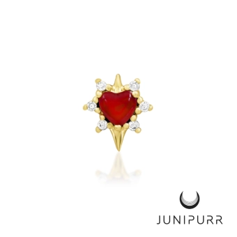 Cadence ozdoba push-in z żółtego złota 14k