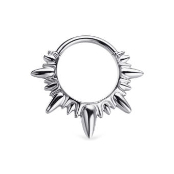 Titanium septum daith clicker Rays