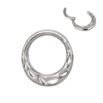 Tytanowy septum daith clicker Melt