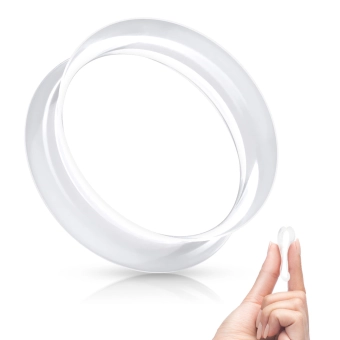 Clear earskin tunnel