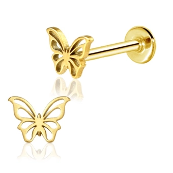 Złoty labret Butterfly
