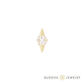 Elemental push-in top 14k yellow gold