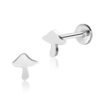 Stalowy labret Mushroom