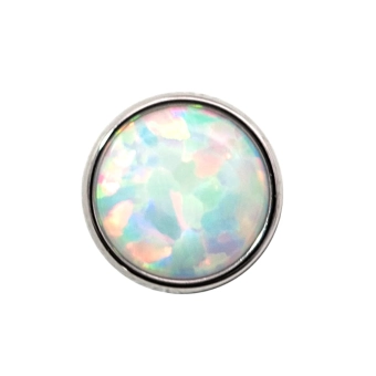 White Opal Junipurr tytanowa ozdoba push-in