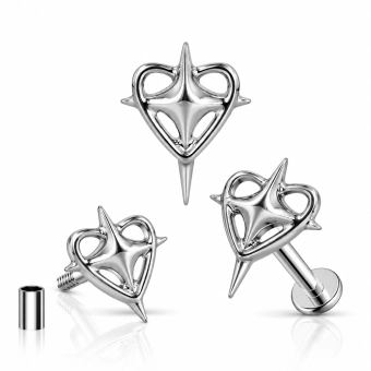 Tytanowy labret Sigil