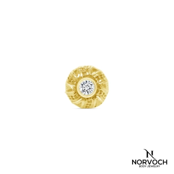 Nova push-in top 14k yellow gold