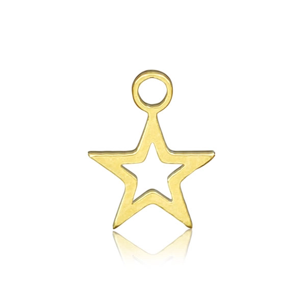 Złota zawieszka Star