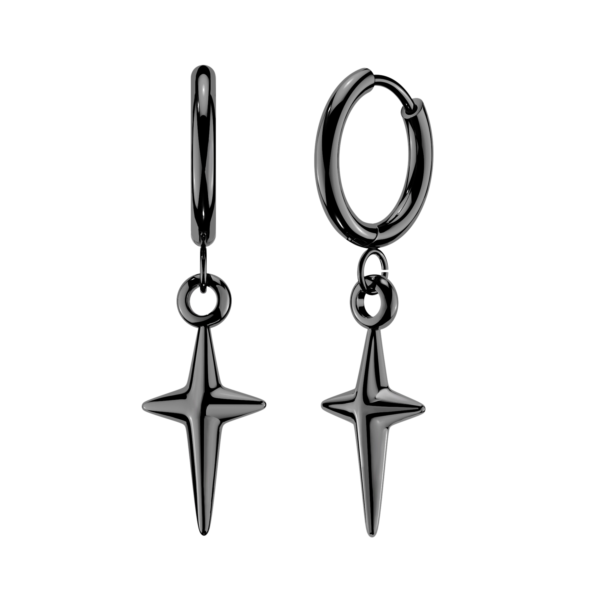Black erlobe clicker North dangle clicker