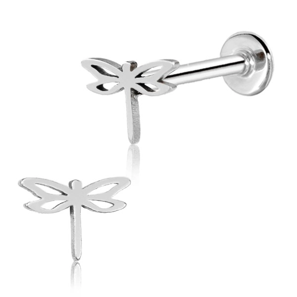 Stalowy labret Dragonfly