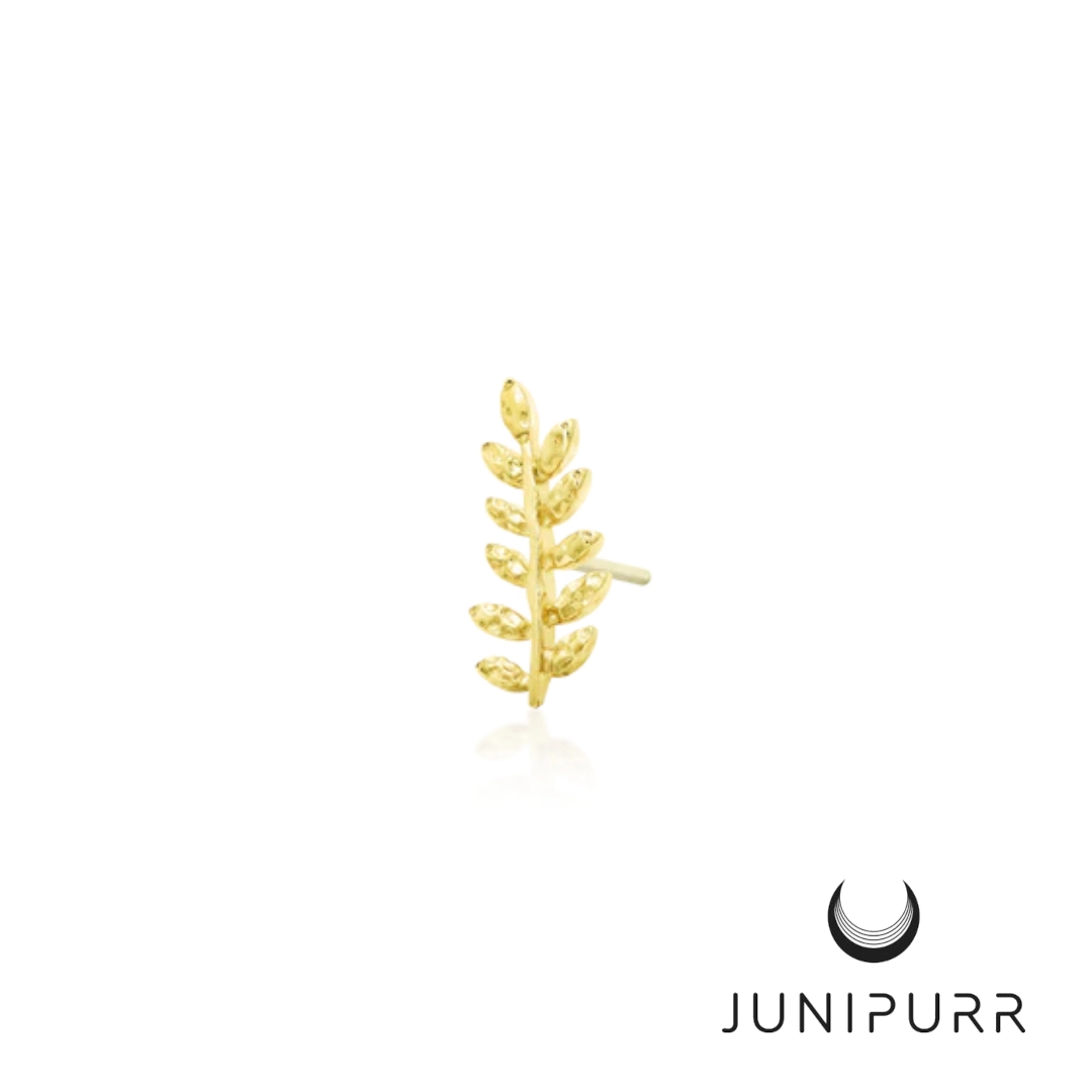 Willow Right ozdoba push-in z żółtego złota 14k