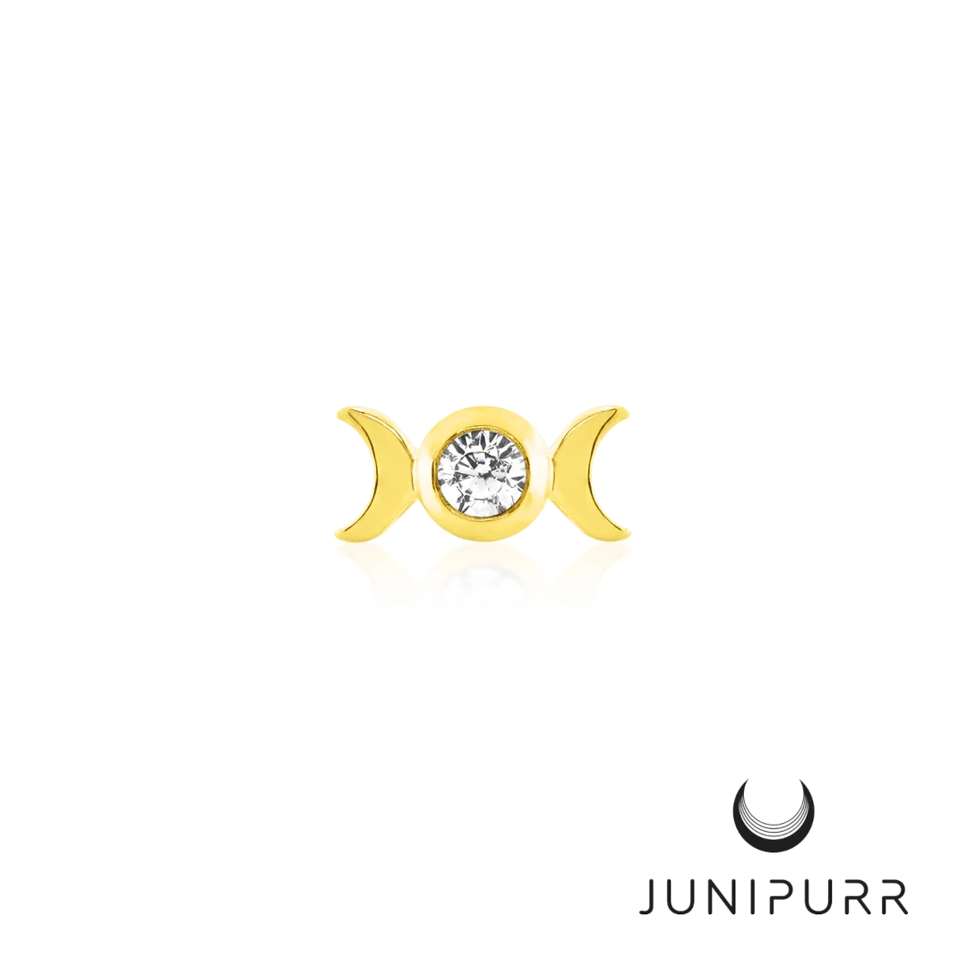 Tauriel ozdoba push-in z żółtego złota 14k