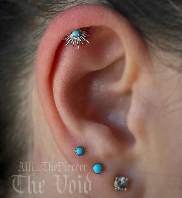 Jayla ozdoba push-in z żółtego złota 14k