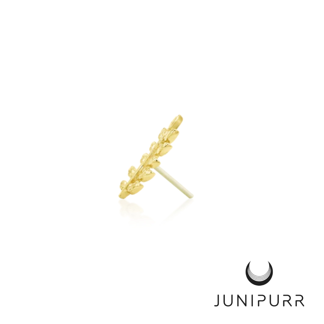 Willow Right ozdoba push-in z żółtego złota 14k