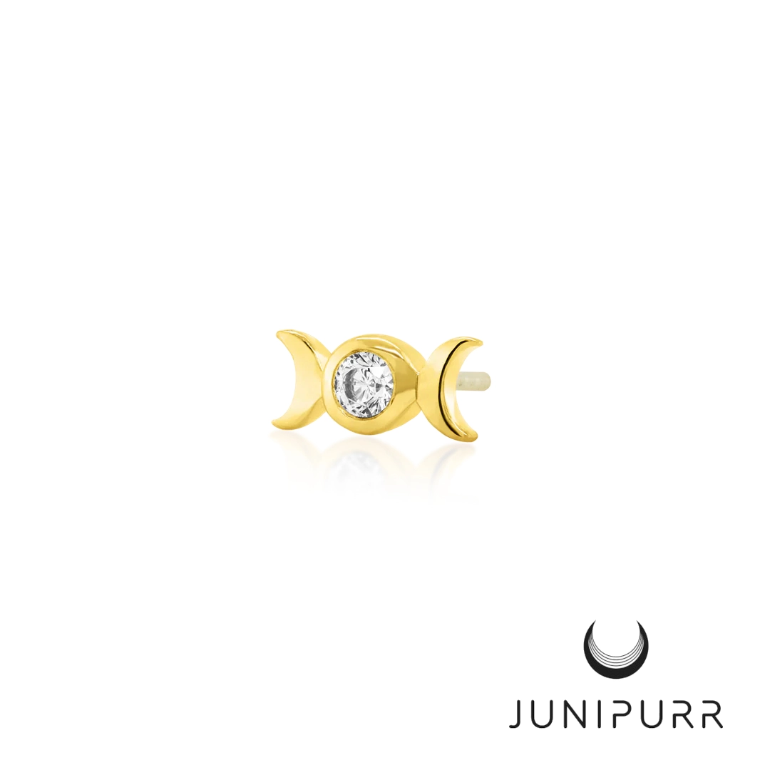 Tauriel ozdoba push-in z żółtego złota 14k