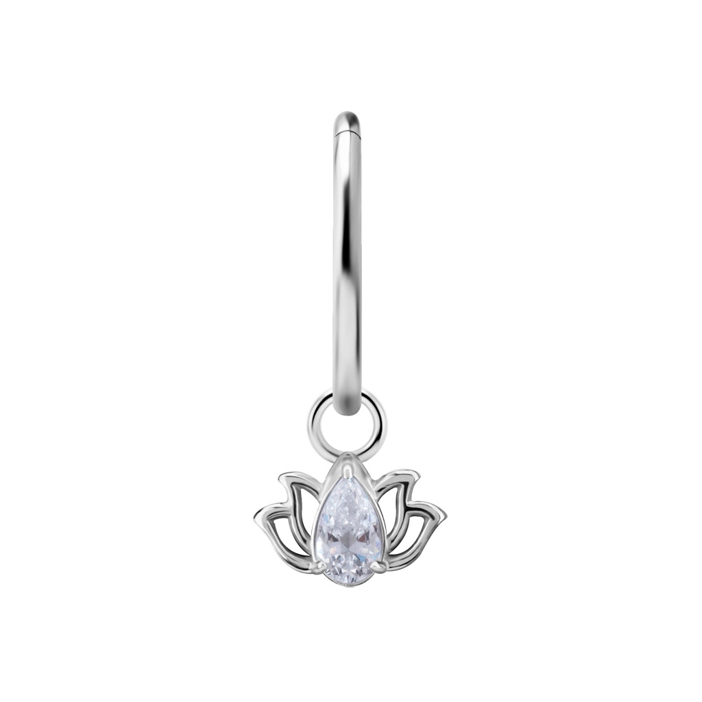 Piercing charm White Lotus