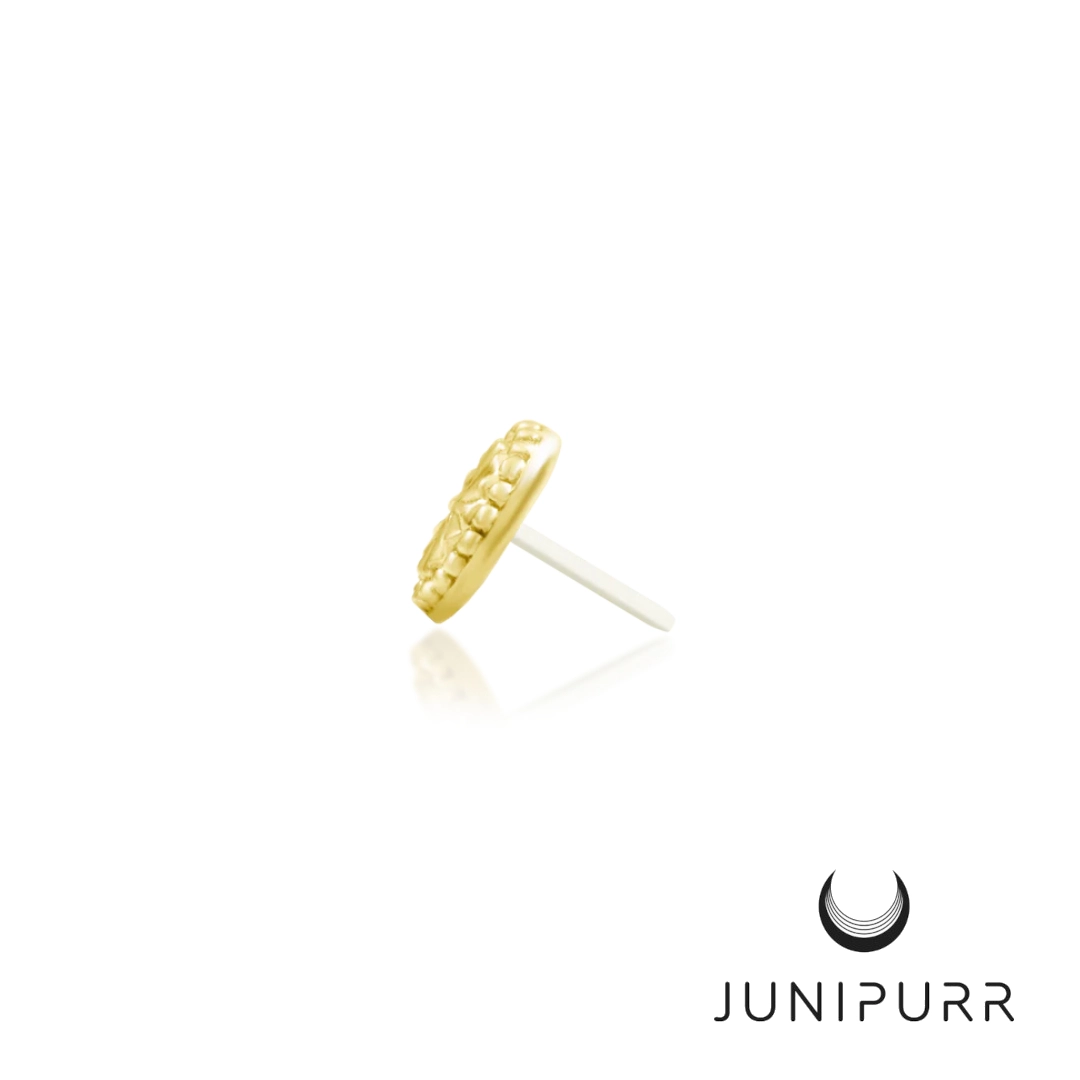 Kaya ozdoba push-in z żółtego złota 14k