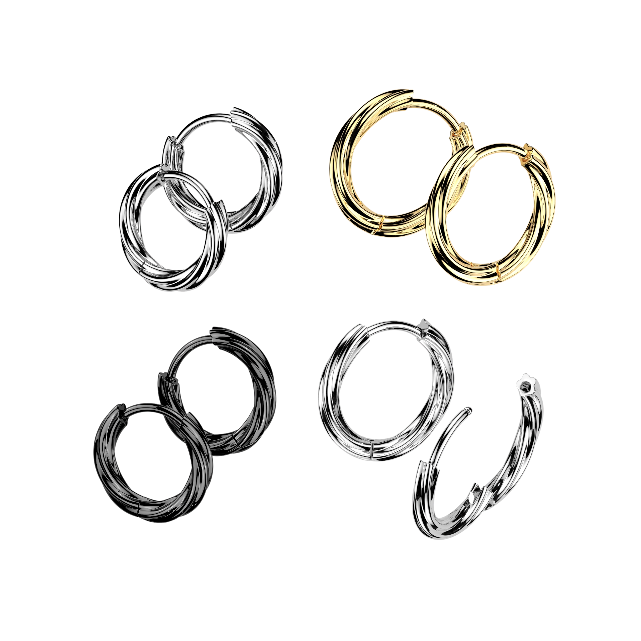 Stalowy clicker do ucha  Coil