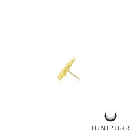 Forest ozdoba push-in z żółtego złota 14k